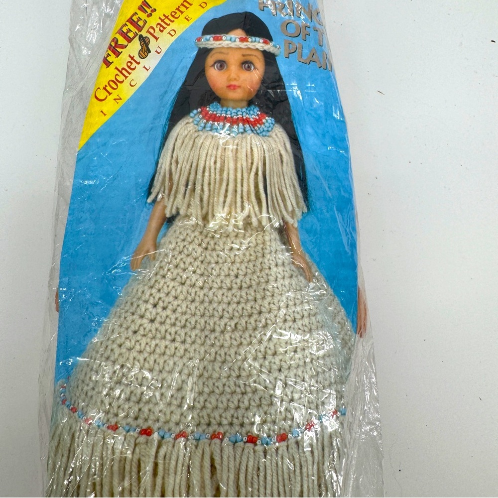 Vtg Fibre Craft Indian “Princess of The Plains” 3202 Doll with Beading